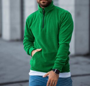 Muški duks polu zip