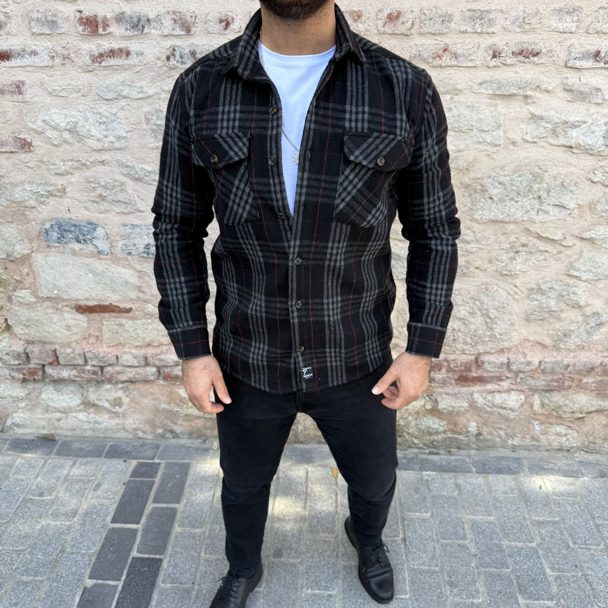 Karirane kosulje superko (6) Muška Karirana košulja K1005 - Image 1