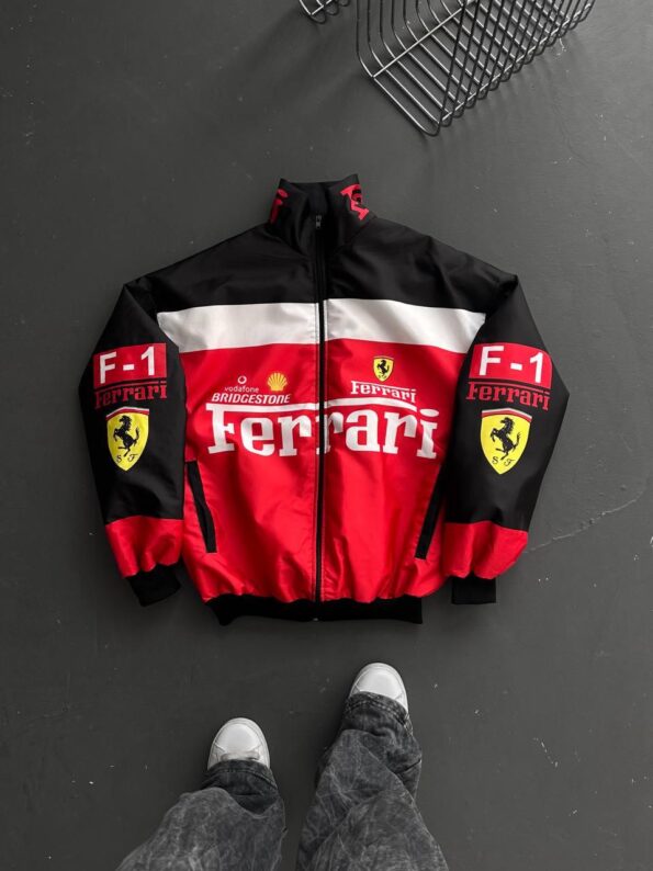 Ferrari F1 Jakna – Crno/Crvena