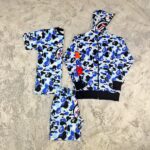 muški komplet trenerka camo plava ACG pamuk duks majica šorts