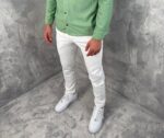 Muške slim fit rebraste pantalone modernog kroja za elegantne i svakodnevne kombinacije