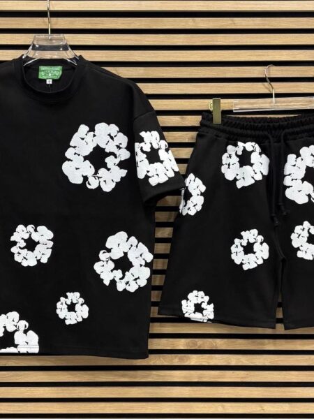 Muški Cloud streetwear komplet sa oversized krojem i Cloud printom