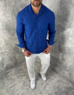 Muška rebrasta košulja i pantalone – Monaco Set - Slika 3