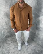 Muška rebrasta košulja i pantalone – Monaco Set - Slika 4