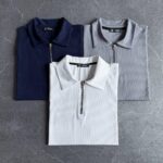Muške Zip Pletene Majice Set - Slika 8