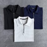 Muške Zip Pletene Majice Set - Slika 7