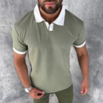 Muški komplet – Polo majica i jogger pantalone - Slika 3