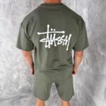 Muški Letnji Komplet Stussy Mini Logo – Majica i Šorc - Slika 4