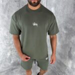 Muški Letnji Komplet Stussy Mini Logo – Majica i Šorc - Slika 3