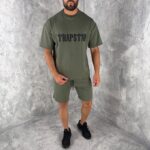 Muški Letnji Komplet Trapstar Gothic – Majica i Šorc - Slika 5