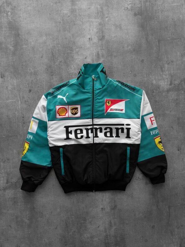 Muška Scuderia Ferrari Petrol Green Racing Jakna