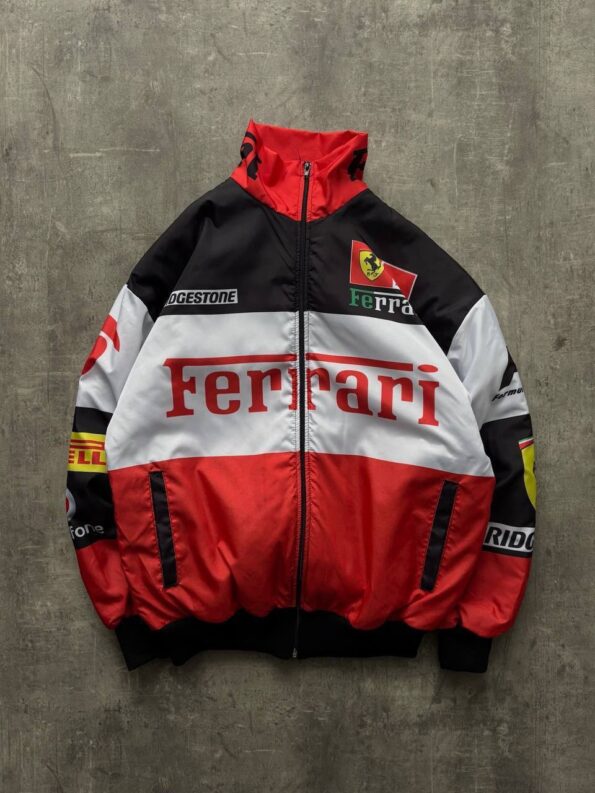 Muška Scuderia Ferrari Red Classic Racing Jakna