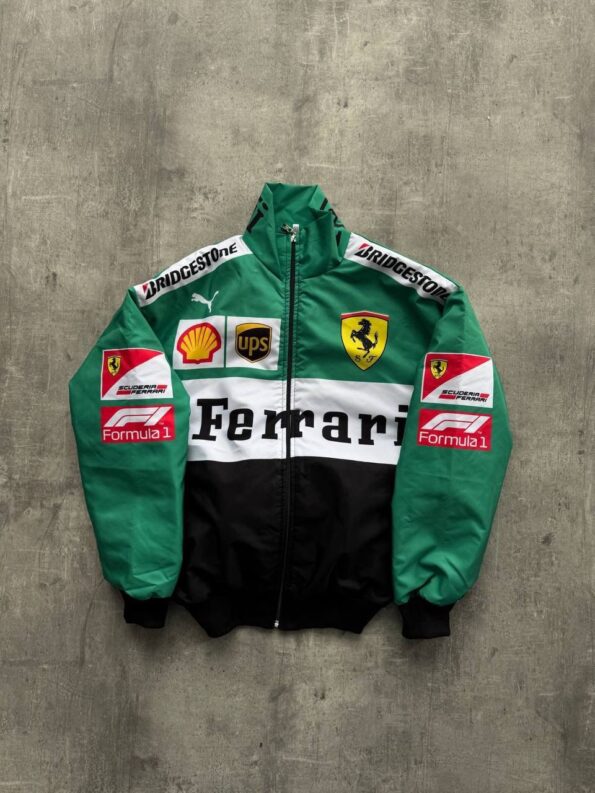 Muška Trkačka Jakna Ferrari Racing – Zelena