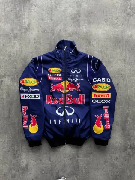 Muška Trkačka Jakna Red Bull Racing Infiniti – Tamnoplava